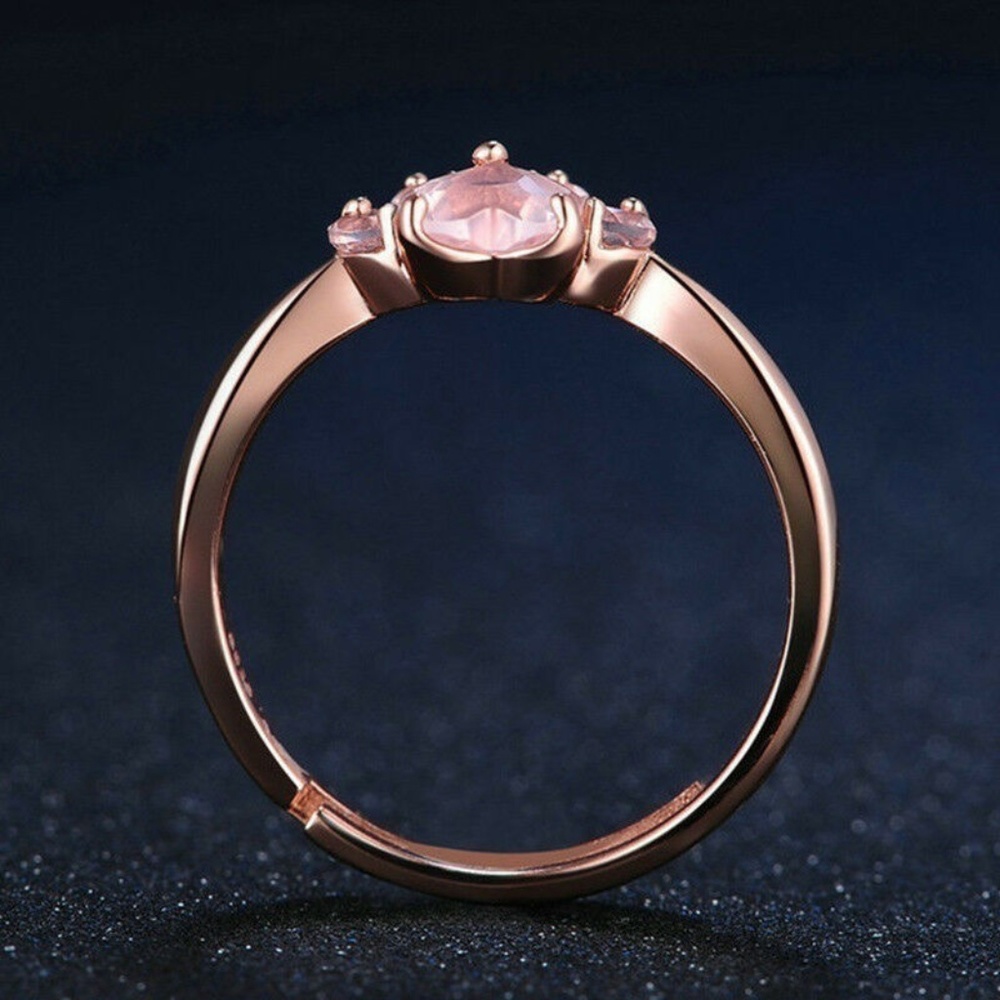 Gorgeous Paw Print Rose Gold Ring - Picture 3 of 3